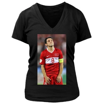 Turkey National football team Women's Deep V-Neck TShirt