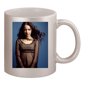 Amy Acker 11oz Metallic Silver Mug