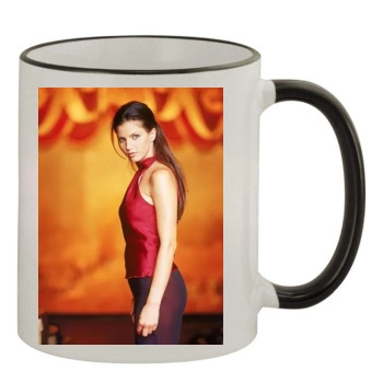 Amy Acker 11oz Colored Rim & Handle Mug