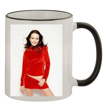 Amy Acker 11oz Colored Rim & Handle Mug