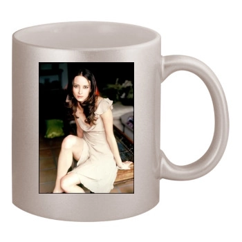 Amy Acker 11oz Metallic Silver Mug