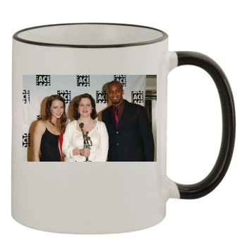 Amy Acker 11oz Colored Rim & Handle Mug