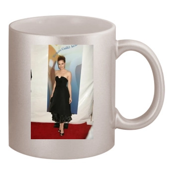 Amy Adams 11oz Metallic Silver Mug