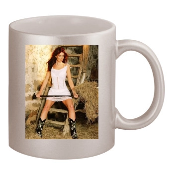 Amy Nuttall 11oz Metallic Silver Mug