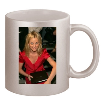 Amy Poehler 11oz Metallic Silver Mug