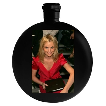 Amy Poehler Round Flask