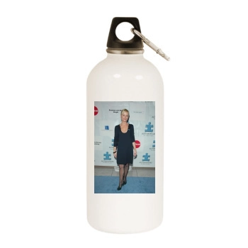 Amy Poehler White Water Bottle With Carabiner