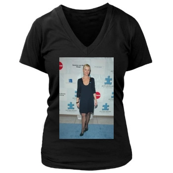 Amy Poehler Women's Deep V-Neck TShirt