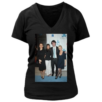 Amy Poehler Women's Deep V-Neck TShirt