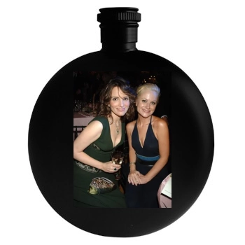 Amy Poehler Round Flask