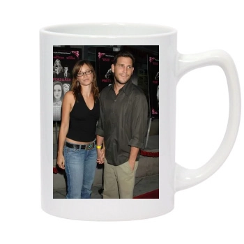 Amy Smart 14oz White Statesman Mug