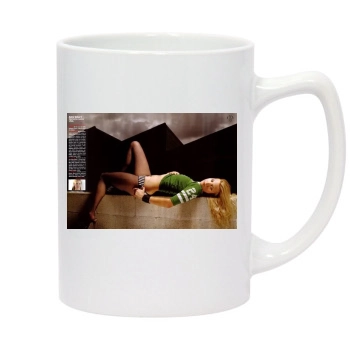 Amy Smart 14oz White Statesman Mug