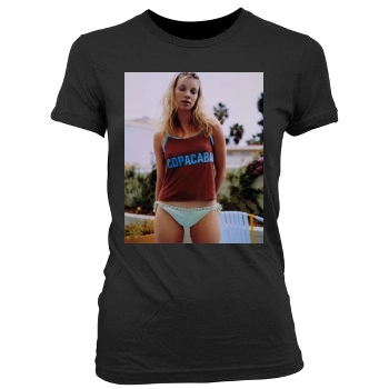 Amy Smart Women's Junior Cut Crewneck T-Shirt