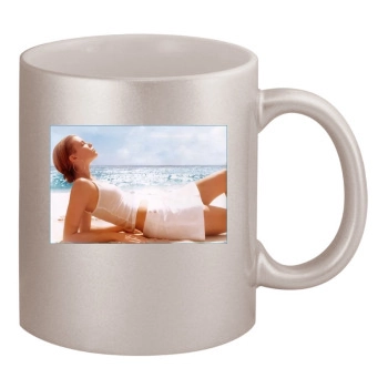 Amy Smart 11oz Metallic Silver Mug