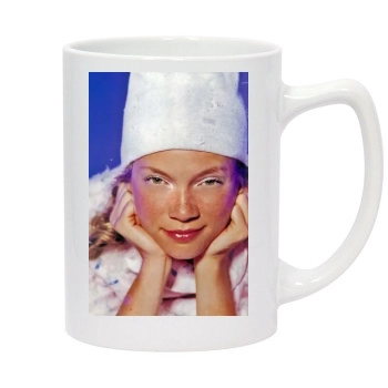 Amy Smart 14oz White Statesman Mug