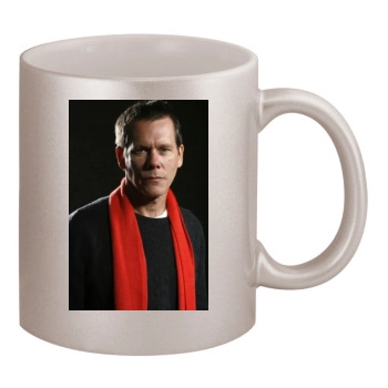 Kevin Bacon 11oz Metallic Silver Mug