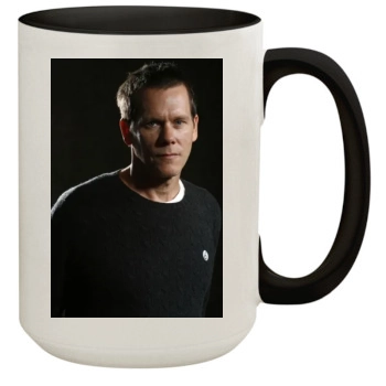 Kevin Bacon 15oz Colored Inner & Handle Mug