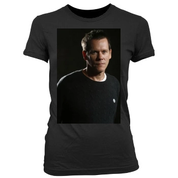 Kevin Bacon Women's Junior Cut Crewneck T-Shirt