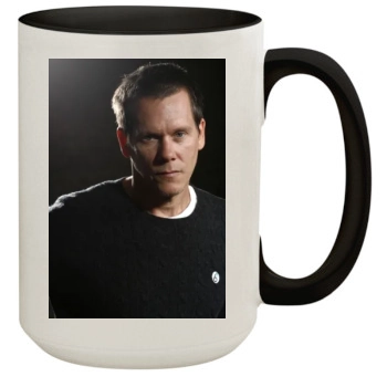 Kevin Bacon 15oz Colored Inner & Handle Mug