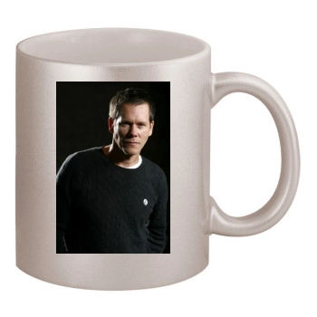 Kevin Bacon 11oz Metallic Silver Mug