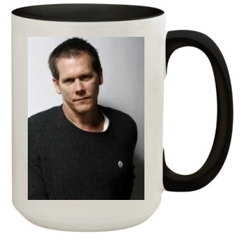 Kevin Bacon 15oz Colored Inner & Handle Mug