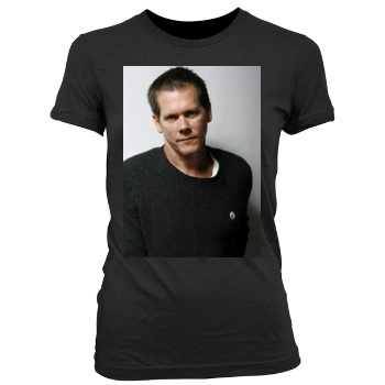 Kevin Bacon Women's Junior Cut Crewneck T-Shirt