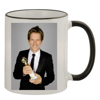 Kevin Bacon 11oz Colored Rim & Handle Mug