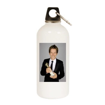 Kevin Bacon White Water Bottle With Carabiner