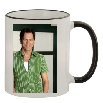 Kevin Bacon 11oz Colored Rim & Handle Mug