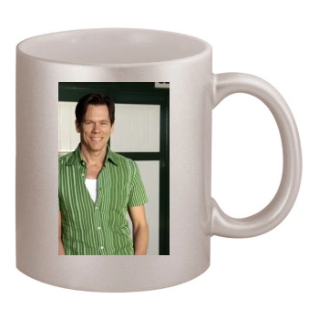 Kevin Bacon 11oz Metallic Silver Mug