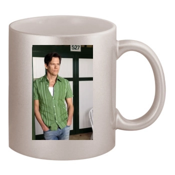 Kevin Bacon 11oz Metallic Silver Mug