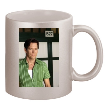 Kevin Bacon 11oz Metallic Silver Mug