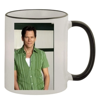 Kevin Bacon 11oz Colored Rim & Handle Mug