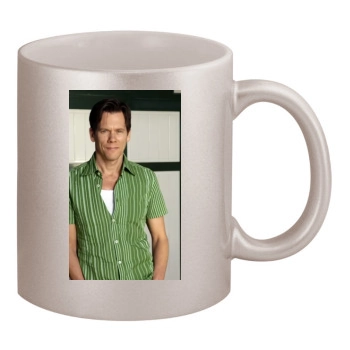 Kevin Bacon 11oz Metallic Silver Mug