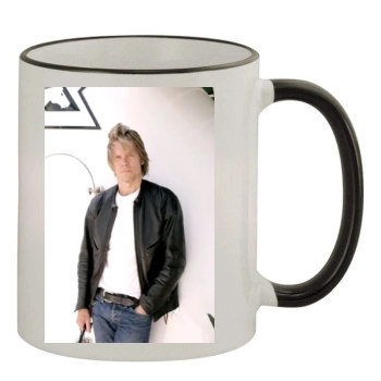 Kevin Bacon 11oz Colored Rim & Handle Mug