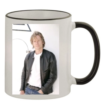 Kevin Bacon 11oz Colored Rim & Handle Mug