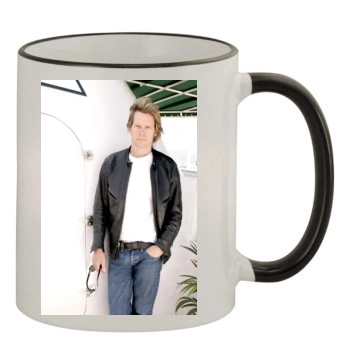 Kevin Bacon 11oz Colored Rim & Handle Mug