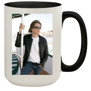 Kevin Bacon 15oz Colored Inner & Handle Mug