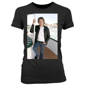 Kevin Bacon Women's Junior Cut Crewneck T-Shirt