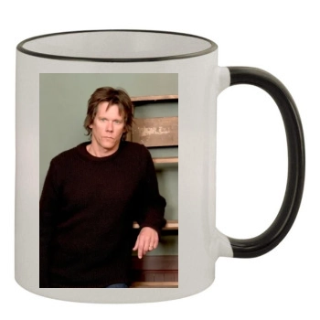 Kevin Bacon 11oz Colored Rim & Handle Mug