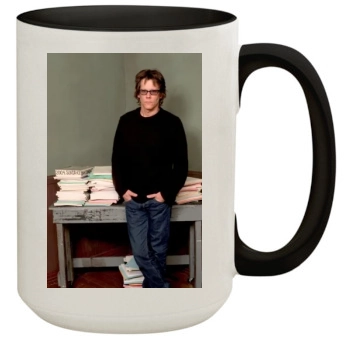 Kevin Bacon 15oz Colored Inner & Handle Mug