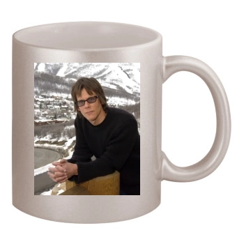 Kevin Bacon 11oz Metallic Silver Mug