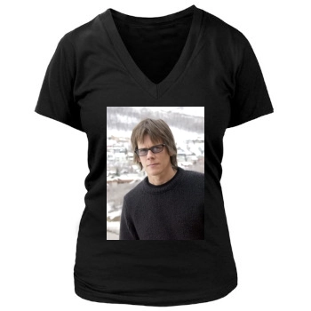 Kevin Bacon Women's Deep V-Neck TShirt