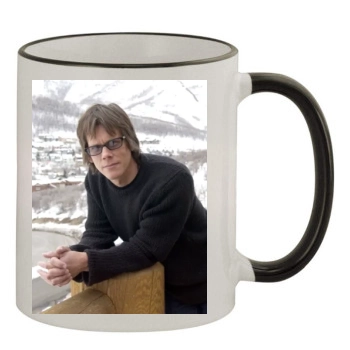 Kevin Bacon 11oz Colored Rim & Handle Mug