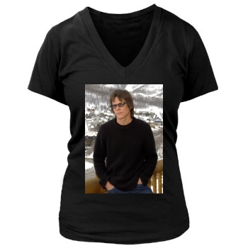 Kevin Bacon Women's Deep V-Neck TShirt