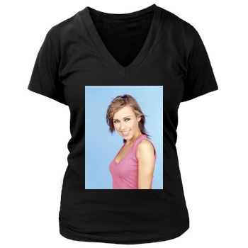 Annemarie Warnkross Women's Deep V-Neck TShirt