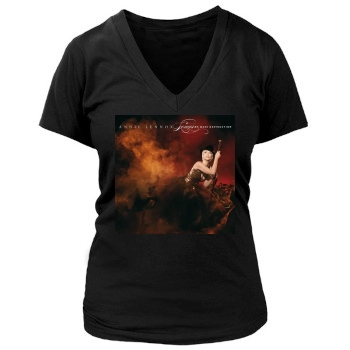 Annie Lennox Women's Deep V-Neck TShirt