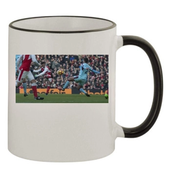 FC Arsenal 11oz Colored Rim & Handle Mug