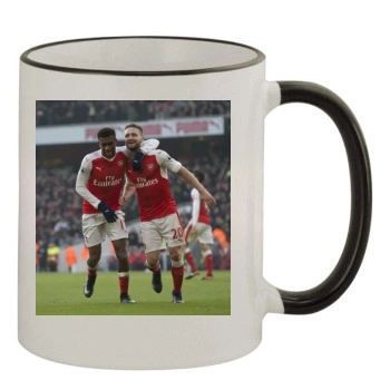 FC Arsenal 11oz Colored Rim & Handle Mug