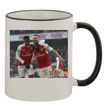 FC Arsenal 11oz Colored Rim & Handle Mug